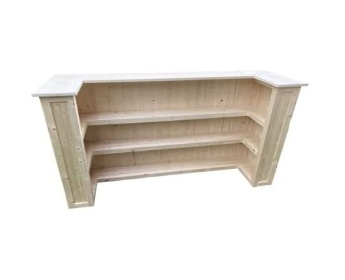 big u shape bar for home with shelving